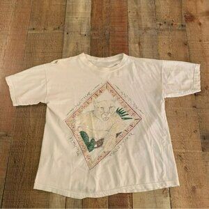 Vintage white Native American Florida Panther graphic T-Shirt women’s small